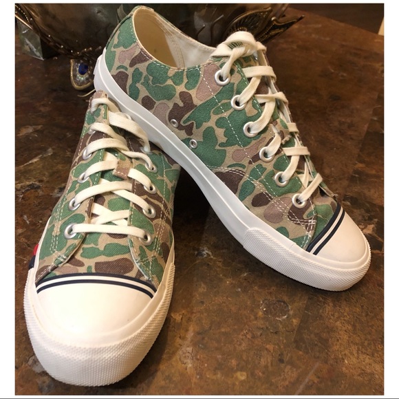 MENS CAMO PRO KEDS SNEAKERS - Picture 2 of 11